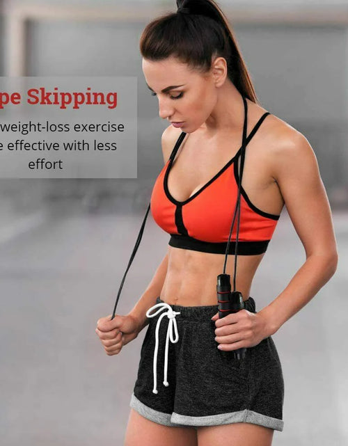 Load image into Gallery viewer, Jump Rope Gym Aerobic Exercise Boxing Skipping Adjustable Speed Training Fitness
