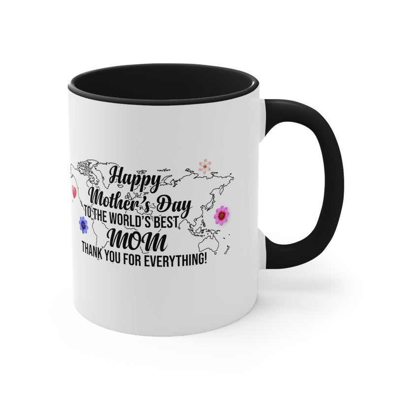 Happy Mothers' Day Mug: World's Best Mom, 11oz – Novel Home