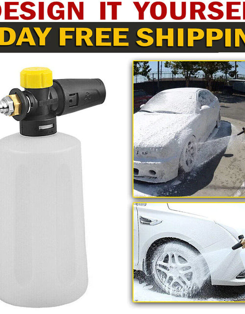 Load image into Gallery viewer, Car Washing Snow Foam Cannon Lance Pressure Washer Spray Gun Adjust Soap Bottle
