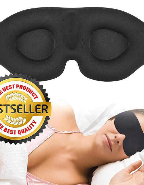 Load image into Gallery viewer, Premium 3D Sleep Mask for Men &amp; Women Eye Mask for Sleeping Blindfold Travel Accessories
