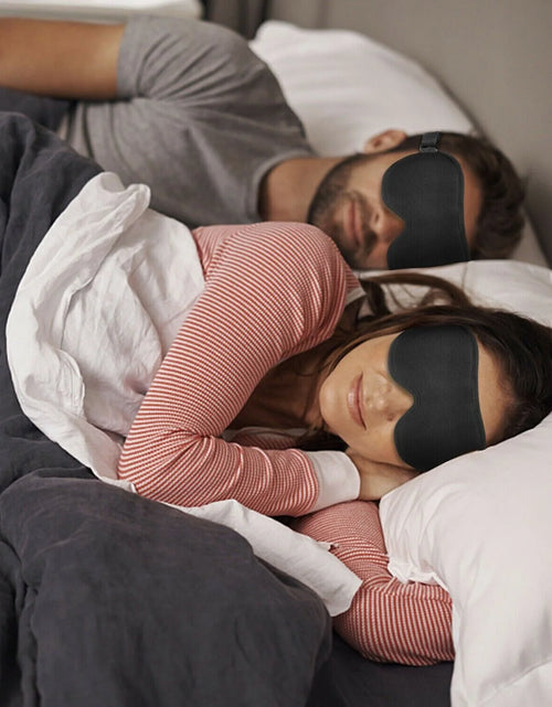 Load image into Gallery viewer, Premium 3D Sleep Mask for Men &amp; Women Eye Mask for Sleeping Blindfold Travel Accessories
