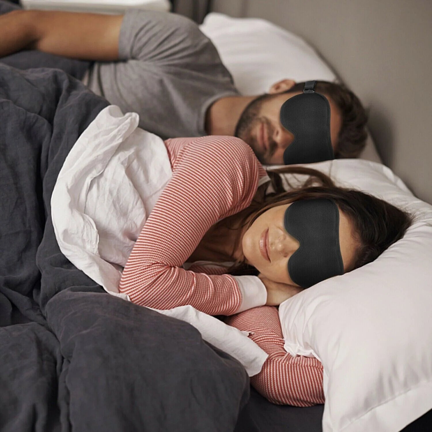 Premium 3D Sleep Mask for Men & Women Eye Mask for Sleeping Blindfold Travel Accessories