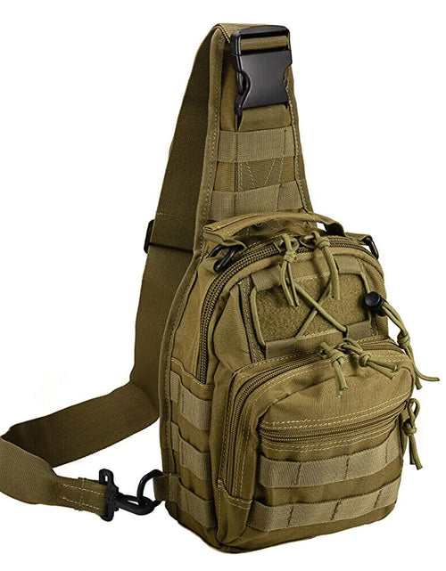 Load image into Gallery viewer, Men Backpack Molle Tactical Sling Chest Pack Shoulder Bag Outdoor Hiking Travel
