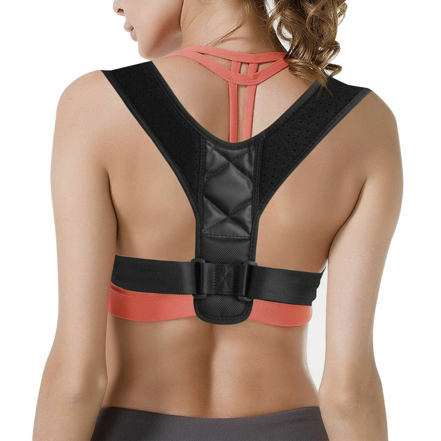 Men Women Adjustable Posture Corrector Back Straightener Support Shoulder Brace