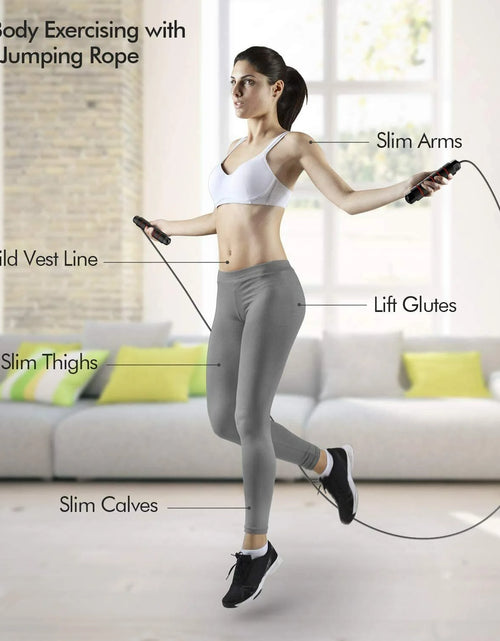 Load image into Gallery viewer, Jump Rope Gym Aerobic Exercise Boxing Skipping Adjustable Speed Training Fitness
