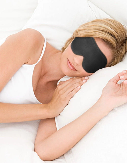 Load image into Gallery viewer, Premium 3D Sleep Mask for Men &amp; Women Eye Mask for Sleeping Blindfold Travel Accessories
