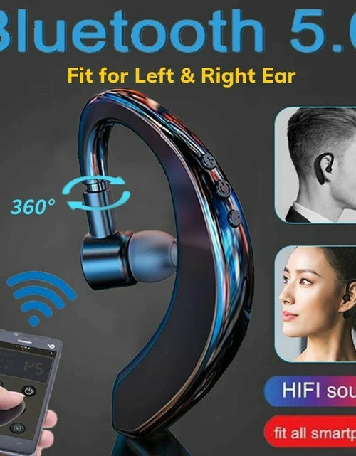 Load image into Gallery viewer, Wireless Bluetooth 5.0 Earpiece Headset Driving Trucker Earbuds Noise Cancelling
