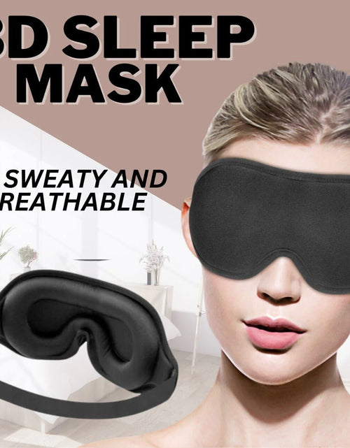 Load image into Gallery viewer, Premium 3D Sleep Mask for Men &amp; Women Eye Mask for Sleeping Blindfold Travel Accessories
