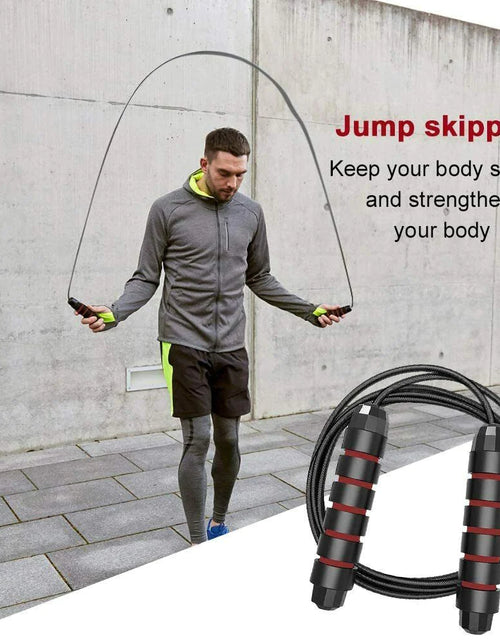 Load image into Gallery viewer, Jump Rope Gym Aerobic Exercise Boxing Skipping Adjustable Speed Training Fitness
