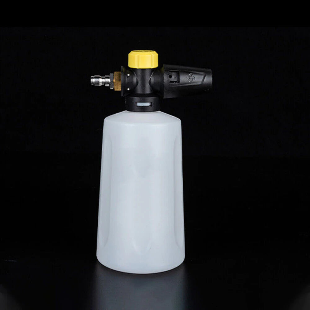 Car Washing Snow Foam Cannon Lance Pressure Washer Spray Gun Adjust Soap Bottle